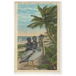 FLORIDA BLACK AMERICANA POSTCARD