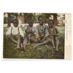 BLACK AMERICANA POSTCARD
