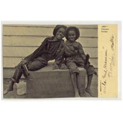 BLACK AMERICANA POSTCARD