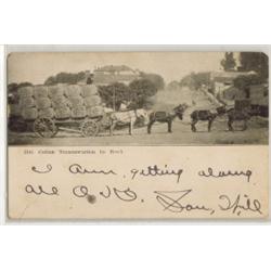 BLACK AMERICANA COTTON POSTCARD