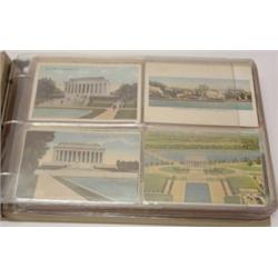 ALBUM OF APPROX. 350 WASHINGTON, D.C. POSTCARDS