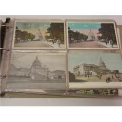 ALBUM OF APPROX. 350 WASHINGTON, D.C. POSTCARDS