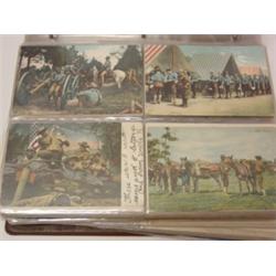 ALBUM OF APPROX. 225 WORLD WAR I POSTCARDS