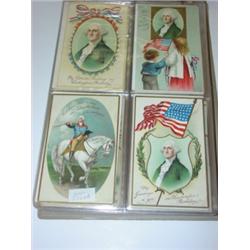 ALBUM OF APPROX. 180 GEO. WASHINGTON POSTCARDS