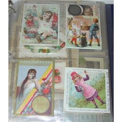 ALBUM OF 118 POSTCARDS