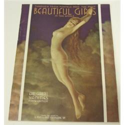 1931 "BEAUTIFUL GIRLS" PICTURE BOOK