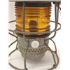 Image 3 : RAILROAD LANTERN WITH AMBER GLOBE
