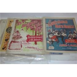 LOT OF 9 SHEET MUSIC BOOKLETS