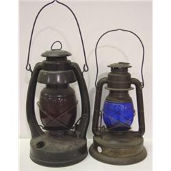 LOT OF 2 RAILROAD LANTERNS