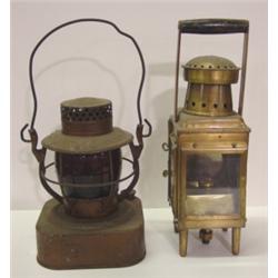 LOT OF 2 RAILROAD LANTERNS
