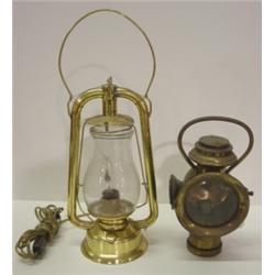 LOT OF 2 RAILROAD LANTERNS