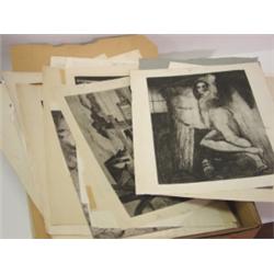 LOT OF APPROX. 30 OKERBLOOM, CHARLES (ATTRIB.) SKETCHES