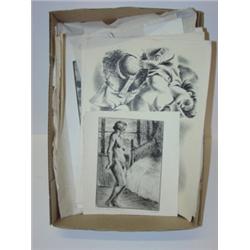 LOT OF APPROX. 20 OKERBLOOM, CHARLES SKETCHES