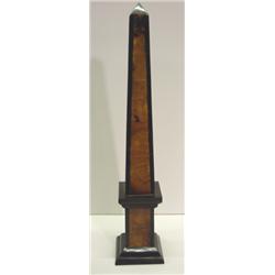 VENEERED CELLULOID OBELISK