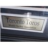 Image 2 : FRAMED 41 X 46" WHA TORONTO TOROS JERSEY (B1)
