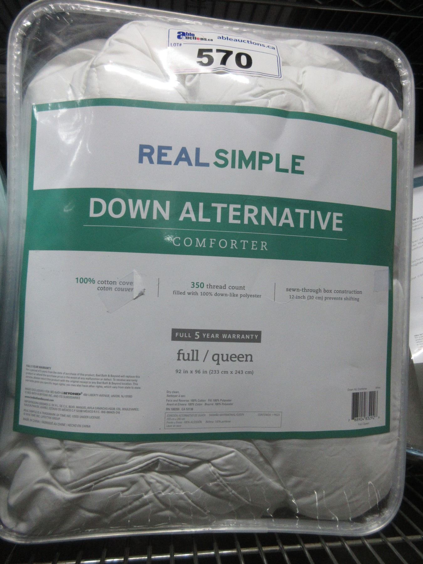 real simple down comforter washing instructions