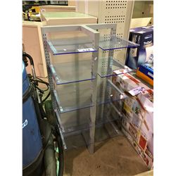 METAL & PLASTIC 5 TIER SHELVING UNIT