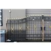 Image 1 : PAIR OF BRAND NEW IRON GATES - TOTAL WIDTH APPROX 19 FT