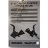 Image 2 : 4 INCH PTO WOOD CHIPPER WITH THREE POINT HITCH - BRAND NEW