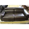 Image 1 : LEATHER ELECTRIC RECLINING SOFA