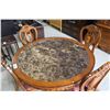 Image 2 : ROUND DINING TABLE WITH FOUR CHAIRS
