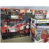 Image 1 : FAO SCHWARZ 34-PIECE MOTORIZED TRAIN SET/SHARPER IMAGE CANDY DISPENSER