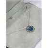Image 2 : STERLING SILVER CRYSTAL HEART PENDANT WITH CHAIN. RETAIL $240