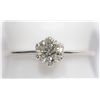 Image 1 : 14K WHITE GOLD DIAMOND (0.55CT) SOLITAIRE RING. INSURANCE VALUE $4500