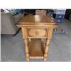 Image 2 : WOOD COFFEE TABLE WITH STORAGE COMPARTMENTS & 2 END TABLES