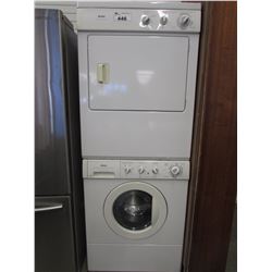 WHITE KENMORE STACKING WASHER & DRYER