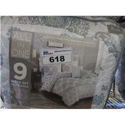 ALL-IN-ONE REVERSIBLE MERIDIAN KING SIZE BED SET