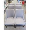 Image 1 : 6 MATCHING CHARCOAL COLOURED DINING CHAIRS