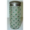 Image 1 : GREEN DOT DECORATED GLASS SUGAR SHAKER