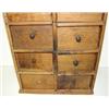 Image 2 : PRIMITIVE OAK 8 DRAWER SPICE CHEST