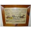 Image 1 : CURRIER & IVES COLOR LITHO. "THE SLEIGH RACE"