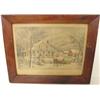 Image 1 : CURRIER & IVES COLOR LITHO. "THE OLD FARM HOUSE"