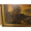 Image 4 : UNKNOWN OIL ON CANVAS PAINTING OF FARMSTEAD