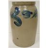 Image 2 : BLUE DEC. STONEWARE CROCK