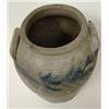 Image 5 : BLUE DEC. STONEWARE CROCK W/EARS