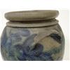 Image 4 : BLUE DEC. STONEWARE CROCK W/EARS