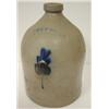 Image 1 : BLUE DEC. STONEWARE JUG W/HANDLE
