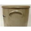 Image 3 : BLUE DEC. STONEWARE CROCK W/EARS
