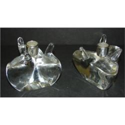 PR. OF CRYSTAL CANDLE HOLDERS