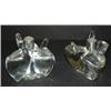 Image 1 : PR. OF CRYSTAL CANDLE HOLDERS