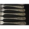 Image 2 : SET OF 6 STIEFF STERLING SILVER HORS D'OEUVRES FORKS