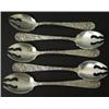 Image 1 : SET OF 5 STIEFF STERLING SILVER SPOONED FORKS