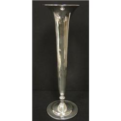 S. KIRK & SON STERLING TRUMPET VASE