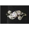 Image 1 : LADIES 14 KT. WHITE GOLD DIAMOND RING