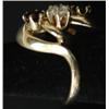 Image 3 : LADIES 14 KT. YELLOW GOLD DIAMOND RING