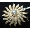 Image 1 : LADIES 14 KT. DIAMOND & PEARL BROOCH